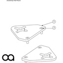 Wall Mount (Black) Wall /desktop mount kit for SmartAmp (Black)