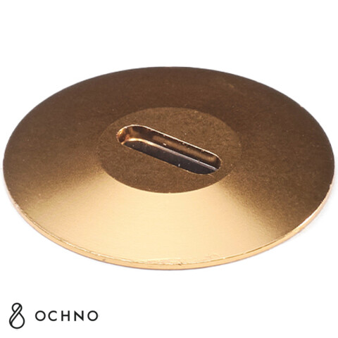 USB-C socket for table integration, brass anodized