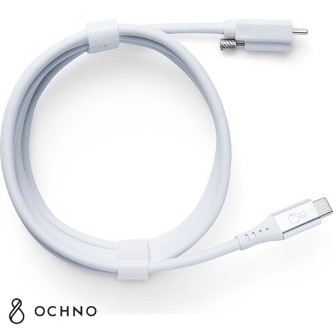 USB-C Cable, 10Gbps 100W, straight, white, 2m