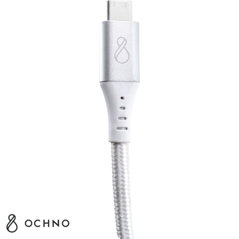 USB-C Cable, 10Gbps 100W, straight, white, 0,7m