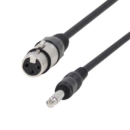 XLR Female to 6,35mm Unbalanced Jack - 5m
