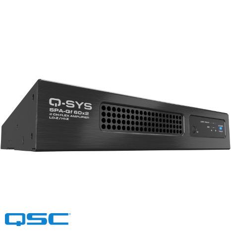 2 x 60W Q-SYS Network Audio Amplifier