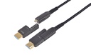 Detachable HDMI Active Optical Type D-D with Adapter 15m