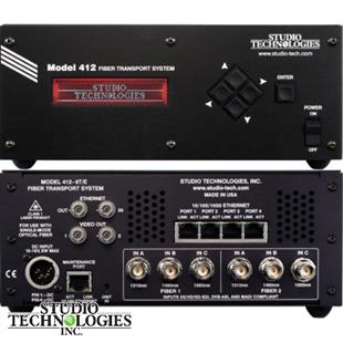 Model 4xx SDI/Ethernet over Fiber Transport Systems