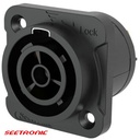 X Series - AC power female panel connector