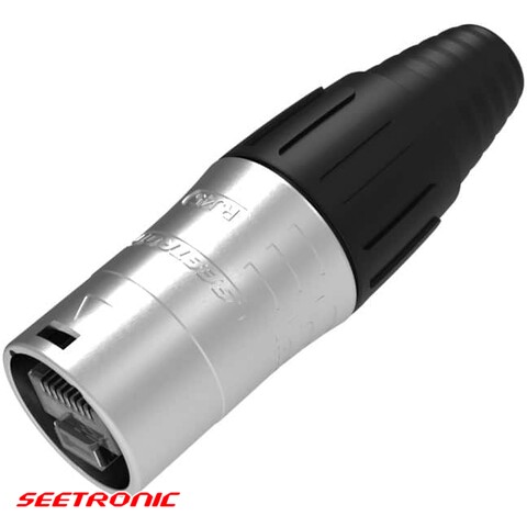 RJ-45/8P8C black housing for cable