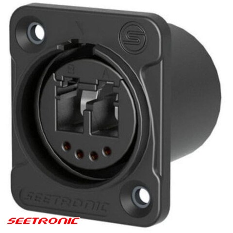 D Series - SO2DF/SO2M optical through panel connector