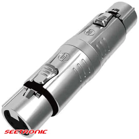 XLR 3p female to female adapter