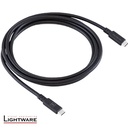 CAB-USBC-T300C - 3m Full-Featured USB-C cable for USB3.2 Gen 2x2, 4K60 Video and 100W/5A Charging, Microcoax technology