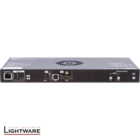 UCX-2x1-TPX-TX20 - Taurus UCX 2x1 switcher with TPX transmitter, USB-C, HDMI 2.0 and USB 2.0 ports