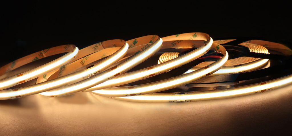 5m COB LED borði 24V 2700K IP20