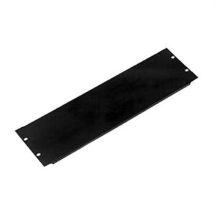 Rack Panel 4U Formed Black Flanged