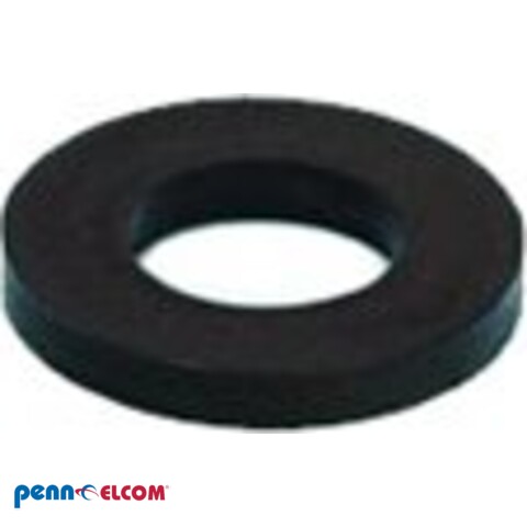 M6 Plain Black Plastic Washer