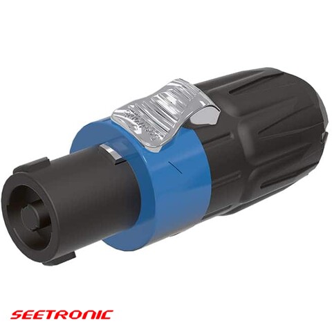 4 pole twist-lock loudspeaker connector