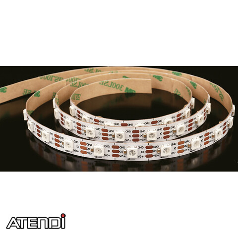 [ATP-AT-RGB-PIXEL-5V-2] LED Tape RGB, Pixel Control, IP21, 5V, 10,6W/m 60L/m, 5m