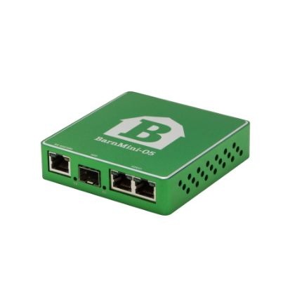 [BRN-BarnMini-05] TCP/IP (SFP) to RS422/RS485 and 4x4 GPIO - incl. PSU and 1PC BTSFP-Gabase CU (for configuration)