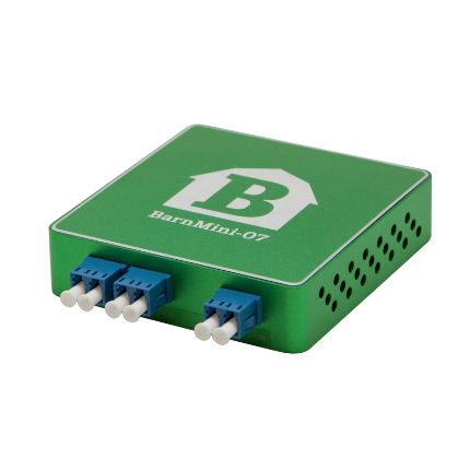 [BRN-BarnMini-07-3743] 4-ch Optical Multiplexer, 1370-1430nm, CWDM Mux/Demux, Simplex Directional Transmission