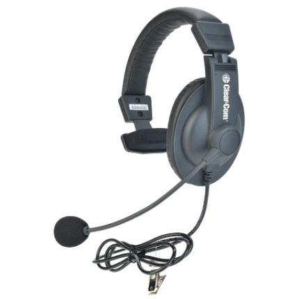 [CC-CC-15-X4] Headset - Electret Mic Single ear XLR (F) 4 pin