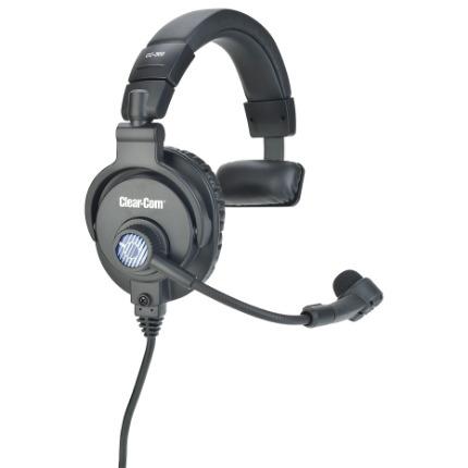 [CC-CC-300-MD4] Headset - Single Ear, Medium weight, Mini DIN (M) 4 pin