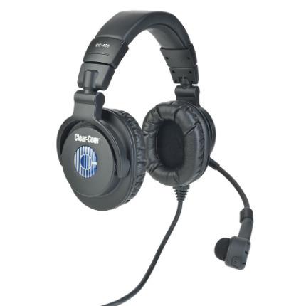 [CC-CC-400-MD4] Headset - Double Ear, Medium weight, Mini DIN (M) 4 pin