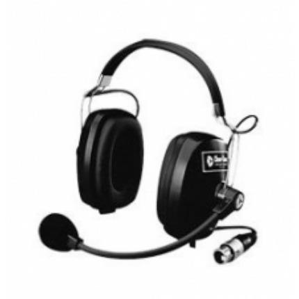 [CC-CC-60] Headset - Double ear, Heavy weight, Economy XLR (F) 4 Pin