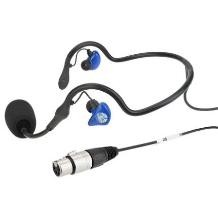 [CC-CC-70-X4] Headset - Double Ear, Light weight, Wrap around, XLR (F) 4 pin