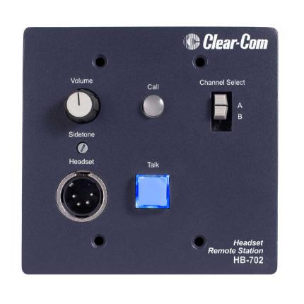 [CC-HB-702] Encore Headset Station - 2Ch Switched, Flush Mount