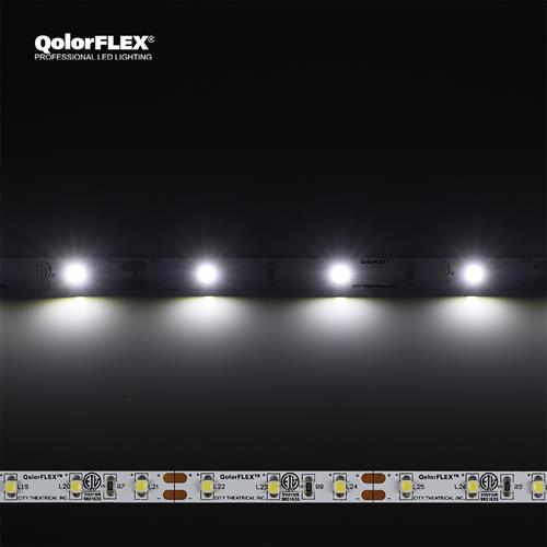 [CIT-3528-12-CW-30-5-20-1] QolorFLEX LED Tape, 12V Indoor, Cool White, 5m, 30Lpm
