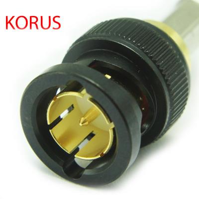[COA-10-005-W126-FA] Ultra HD 12G BNC Crimp / Crimp Plug True 75 Ohm