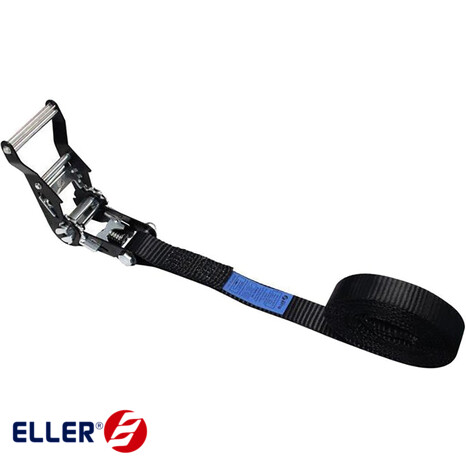 [ELL-RIRT1P3L5] Ratchet Strap 35mm Black 5m