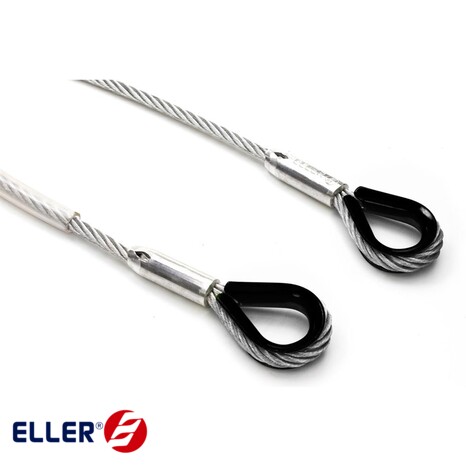 [ELL-RISE1T40P] Steel Wire with Loop Ends and PVC Cover 1T WL 4m