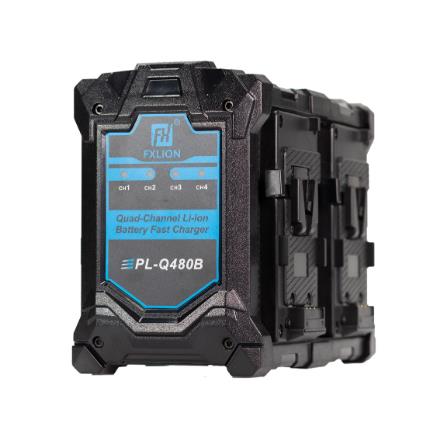 [FXL-PL-Q480B] 4-ch V-lock fast charger 16.8V/4A*4