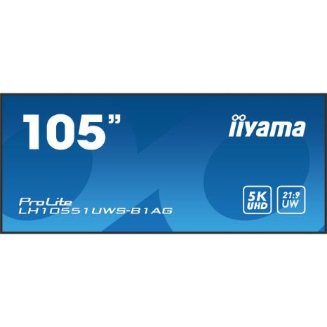 [IIY-LH10551UWS-B1AG] 105” Professional 5KUW Display for Specialised 21:9 Panoramic Commercial Signage