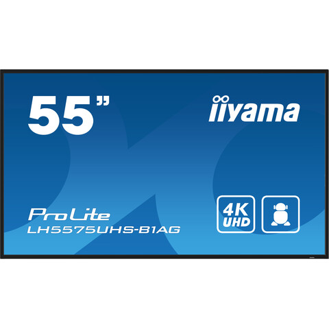 [IIY-LH5575UHS-B2AG] 55" UHD 24/7, IPS, Haze 25%, 500cd/m², Portrait Support