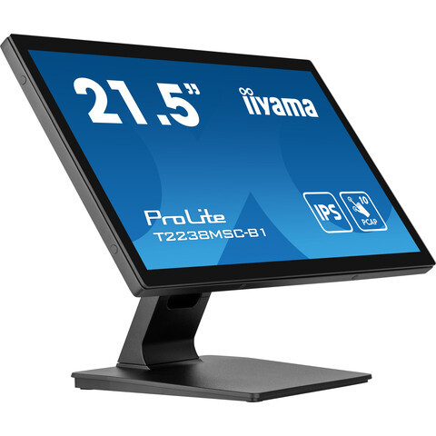 [IIY-T2238MSC-B1] 21,5" 10pt Optical Bonded PCAP touchscreen monitor