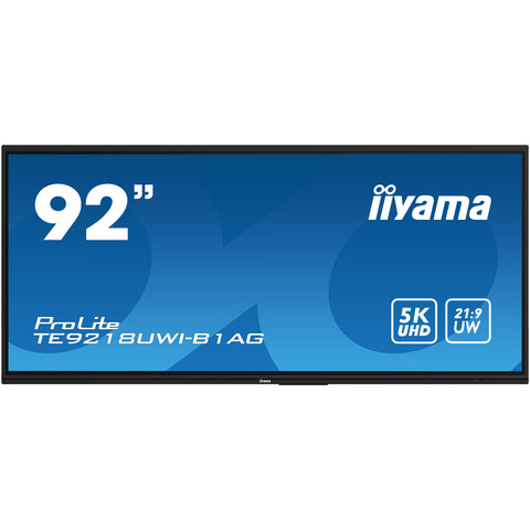 [IIY-TE9218UWI-B1AG] 92” Ultra-wide 5K UHD Interactive 50-Points PureTouch Display