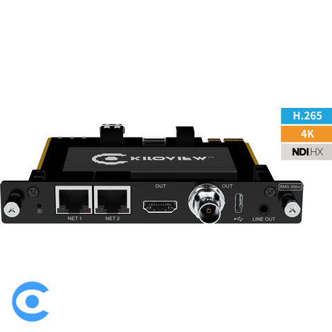 [KIL-RMG-300 v2] Cradle Series - RMG-300 V2 Dual-channel 4K HDMI & 3G-SDI Media Gateway Card