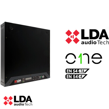 [LDA-LDAONE500S01] One - Compact Public Address and Voice Alarm System - EN54 Certified