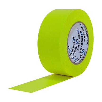 [LEM-PROCONS2425NYE] Pro Console Tape Neon Paper Tape - 24mm x 25m - Neon Yellow