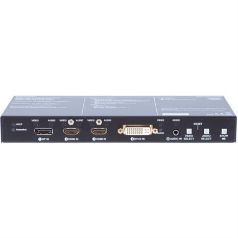 [LIG-91540065] SW4-TPS-TX240-Plus - TPS (HDBaseT) switcher and transmitter for DisplayPort, HDMI and DVI with local monitor out
