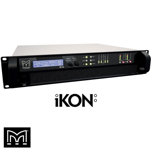 [MAR-IK42-DANTE] iKON iK42 - 4 x 2500W Amplifier with Onboard DSP and Dante