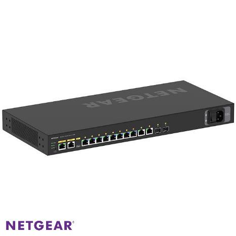 [NTG-GSM4212PX-100EUS] M4250-10G2XF-PoE+ 8x1G PoE+ 240W 2x1G and 2xSFP+ Managed Switch
