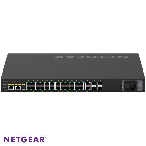 [NTG-GSM4230P-100EUS] M4250-26G4F-PoE+ 24x1G PoE+ 300W 2x1G and 4xSFP Managed Switch
