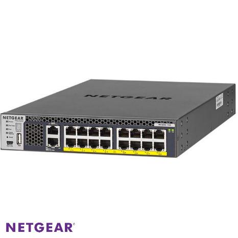 [NTG-XSM4316PA-100NES] M4300-16X 16x Multi-Gig, PoE+ (299W) Managed Switch