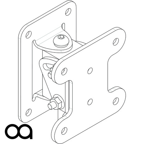 [OA-WB3-B] Wall Bracket for Cuboid 15