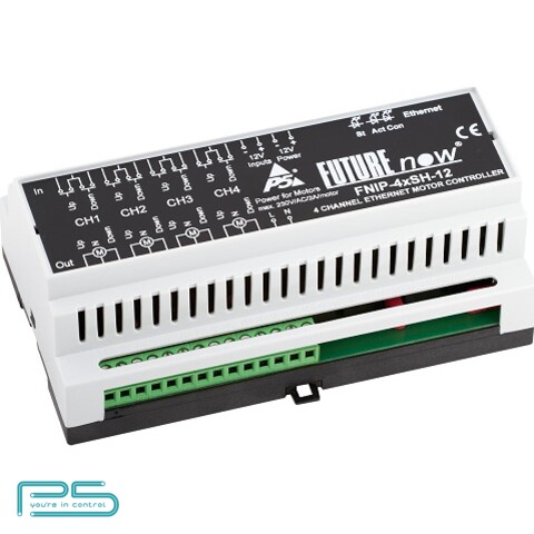 [P5-FNIP-4xSH] FNIP 4 Channel Ethernet Window Shading Controller