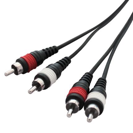 [PRL-CABL52] Stereo Phono (RCA) Cable - 1,5m