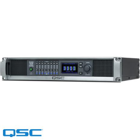 [QSC-CX-Q 4K8] 8 x 500W Q-SYS Network Audio Amplifier with 70/100V Direct Drive mode
