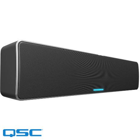 [QSC-NL-SB42] PoE/PoE+ powered 3.5" Two-way network soundbar