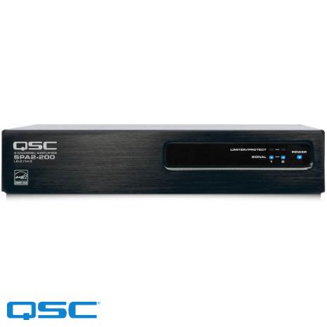 [QSC-SPA2-200] 2 x 200W Class-D Audio Amplifier with 70/100V direct drive mode